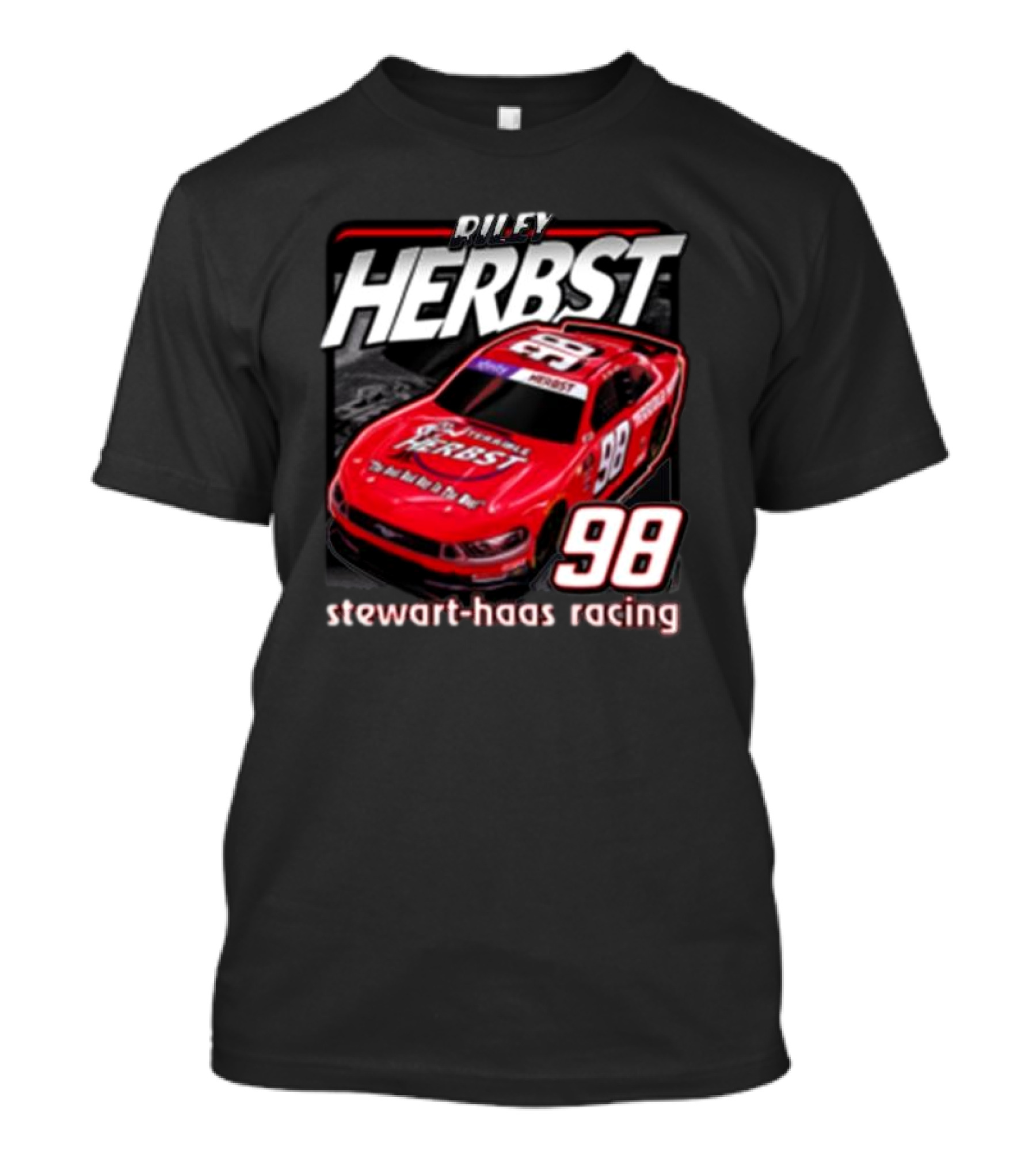 Riley Herbst 98 Stewart-Haas Racing Terrible Herbst Car T-Shirt