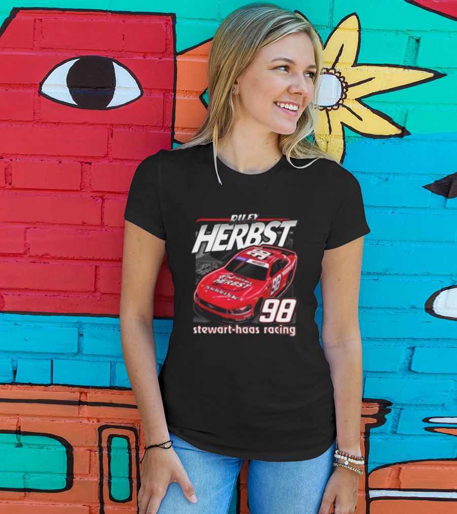 Riley Herbst 98 Stewart-Haas Racing Terrible Herbst Car T-Shirt