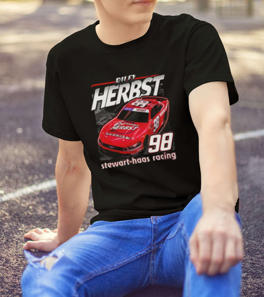 Riley Herbst 98 Stewart-Haas Racing Terrible Herbst Car T-Shirt