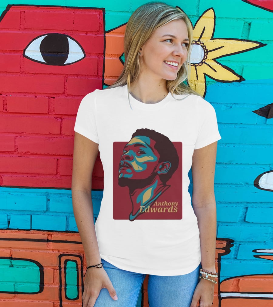 Anthony Edwards NBA Minnesota Timberwolves Basketball Player T-Shirt