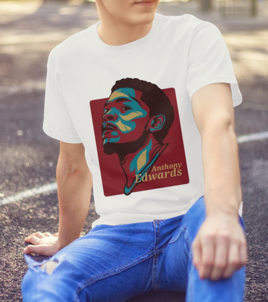 Anthony Edwards NBA Minnesota Timberwolves Basketball Player T-Shirt