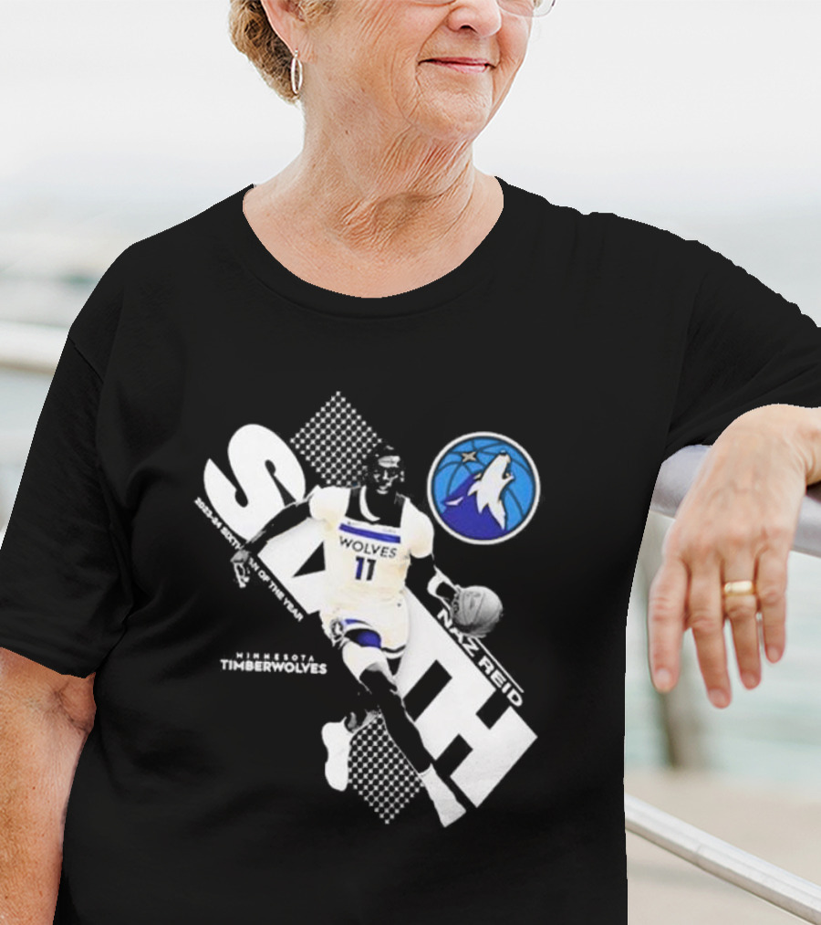 Naz Reid Sixth Man Minnesota Timberwolves Basketball Wolves T-Shirt