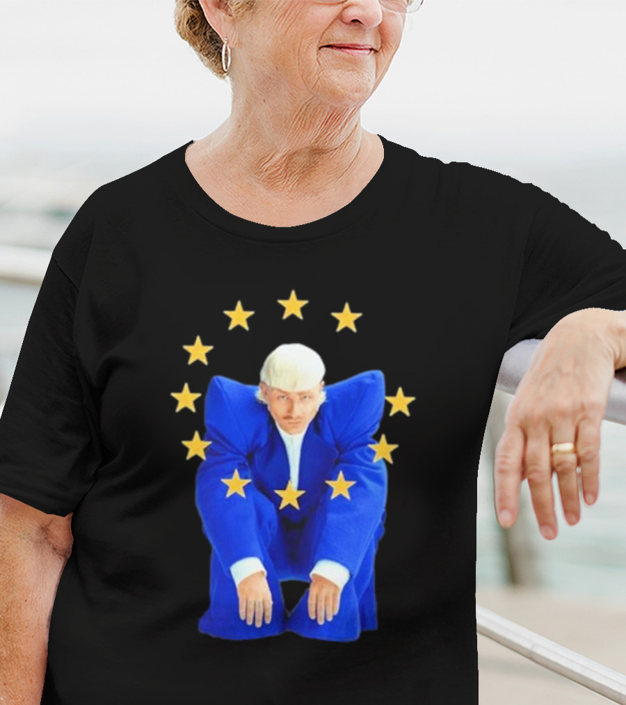 Justice For Joost Klein Blue Suit Stars European Unity T-Shirt