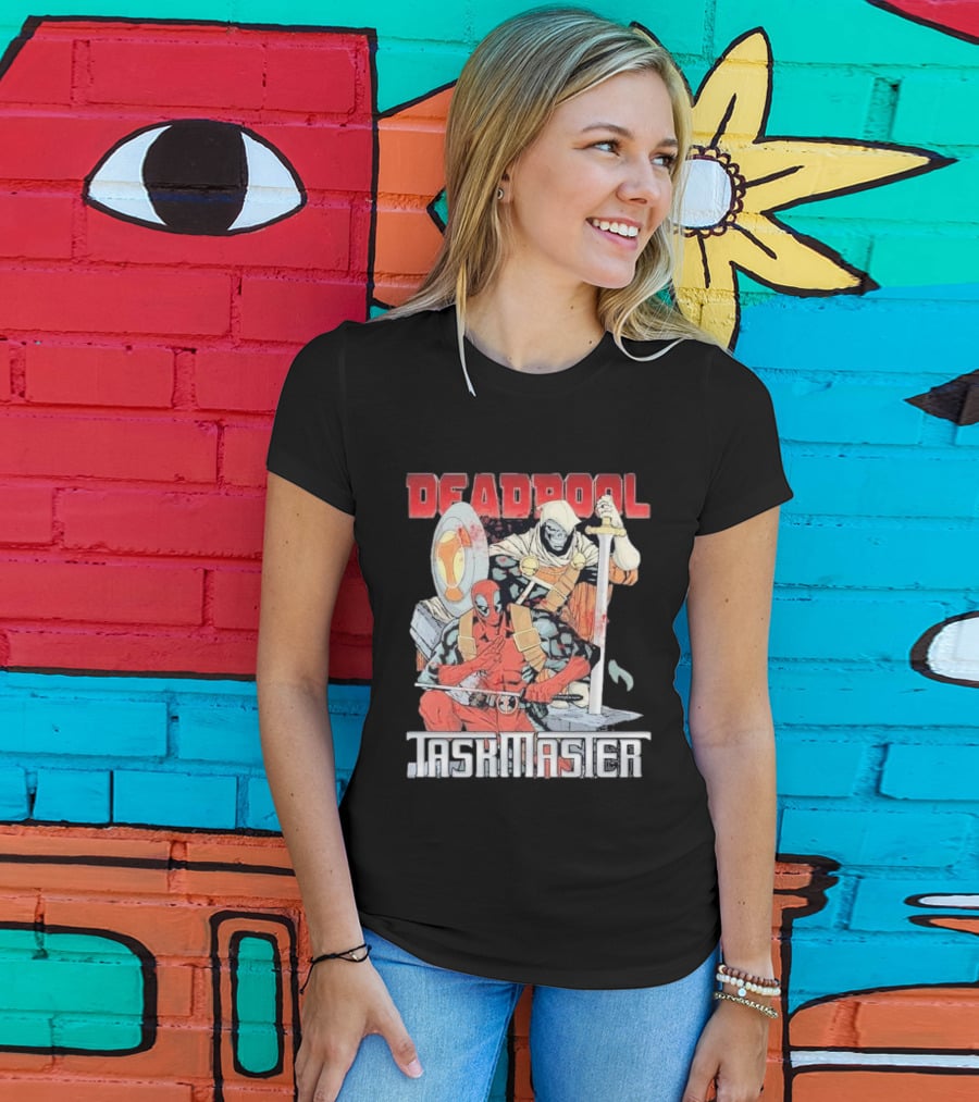 Deadpool Taskmaster Marvel Studio No More Jokes T-Shirt