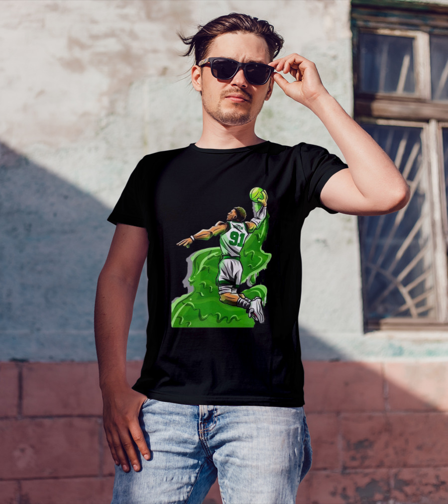Blake Griffin Boston Celtics Number 91 Dunking Basketball T-Shirt
