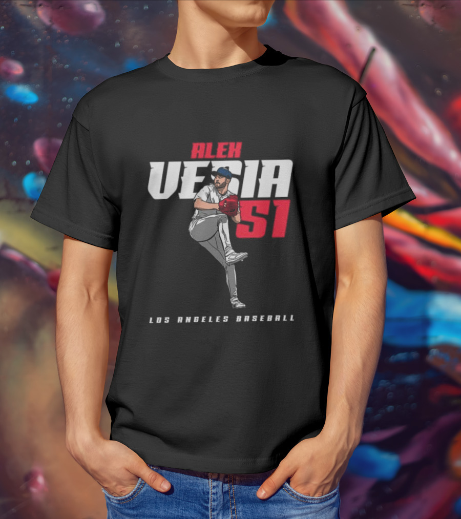Alex Vesia #51 Los Angeles Baseball Player Dodgers T-Shirt