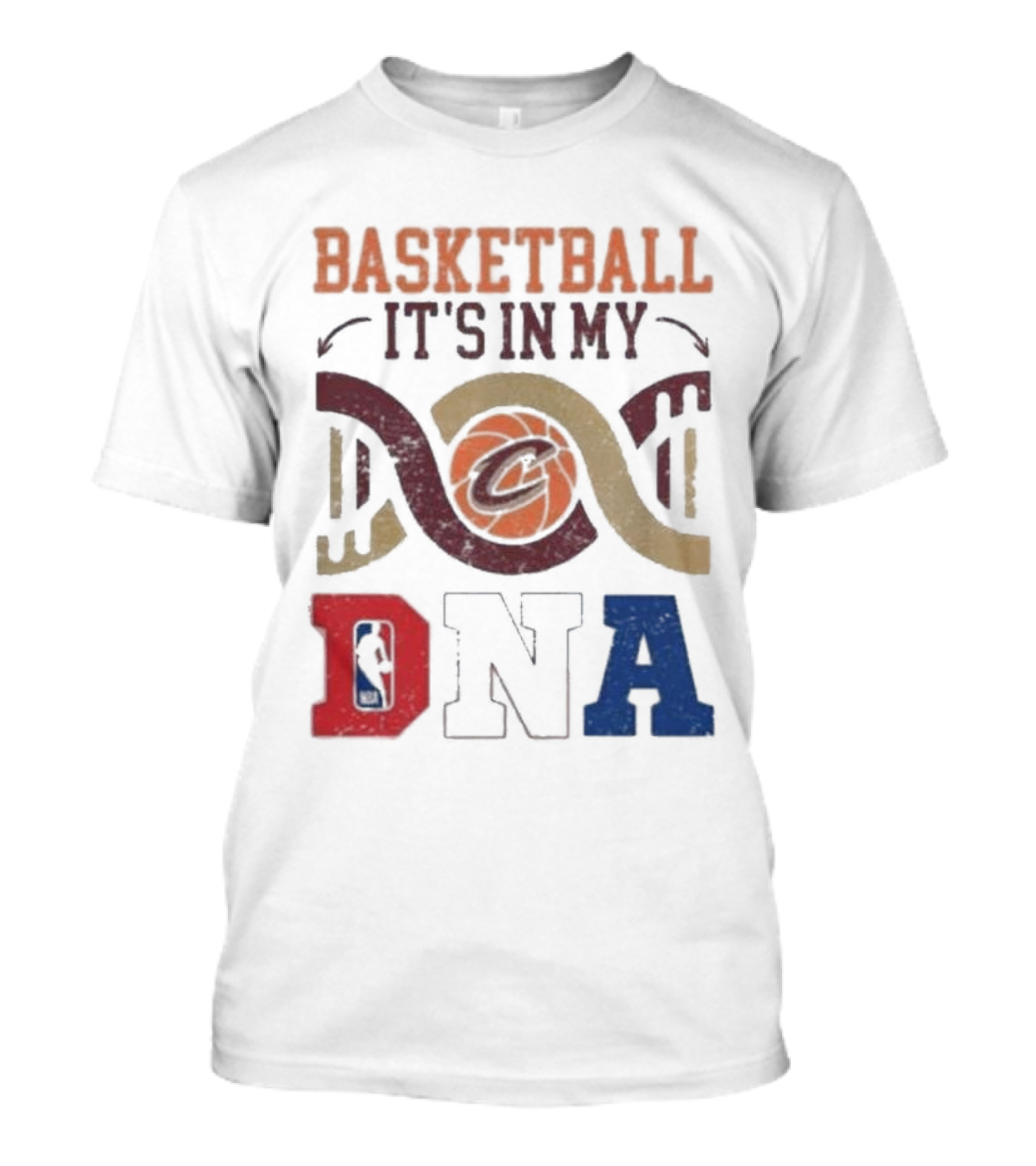 Cleveland Cavaliers Basketball It’s In My DNA NBA T-Shirt