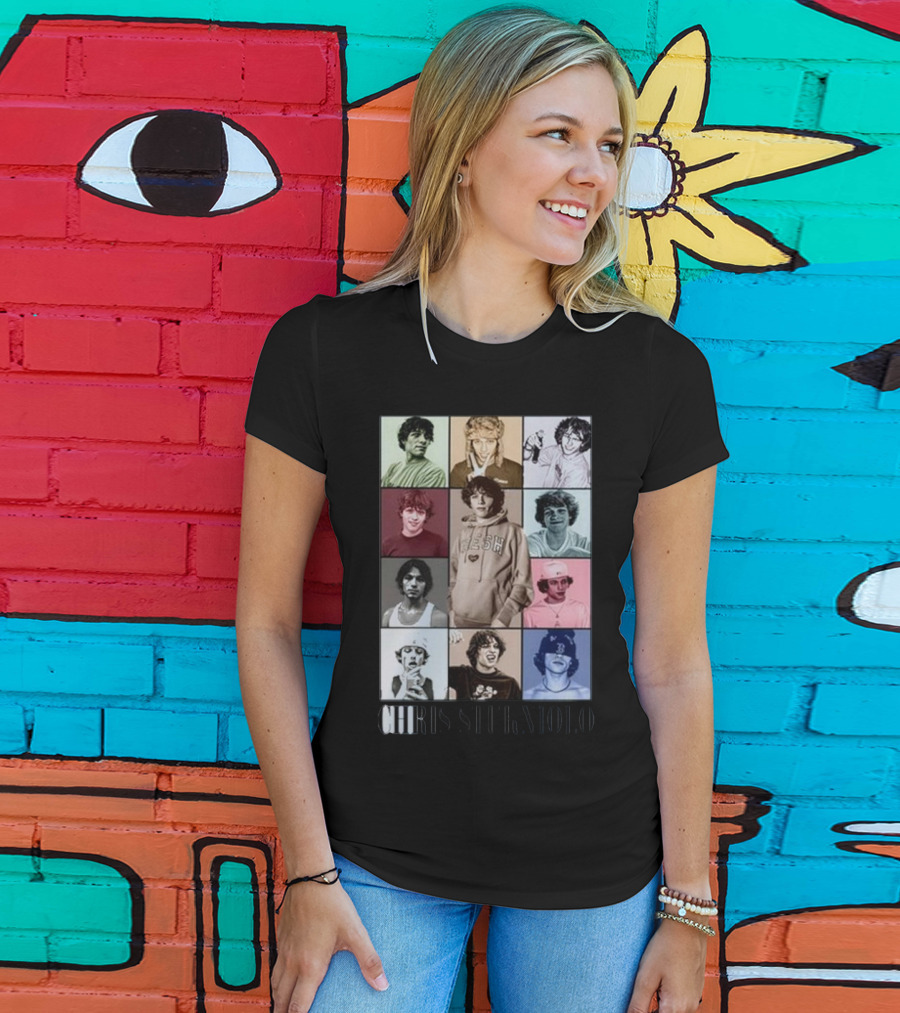 Fuzeprint Chris Sturniolo Multicolor Portrait Grid Collection T-Shirt