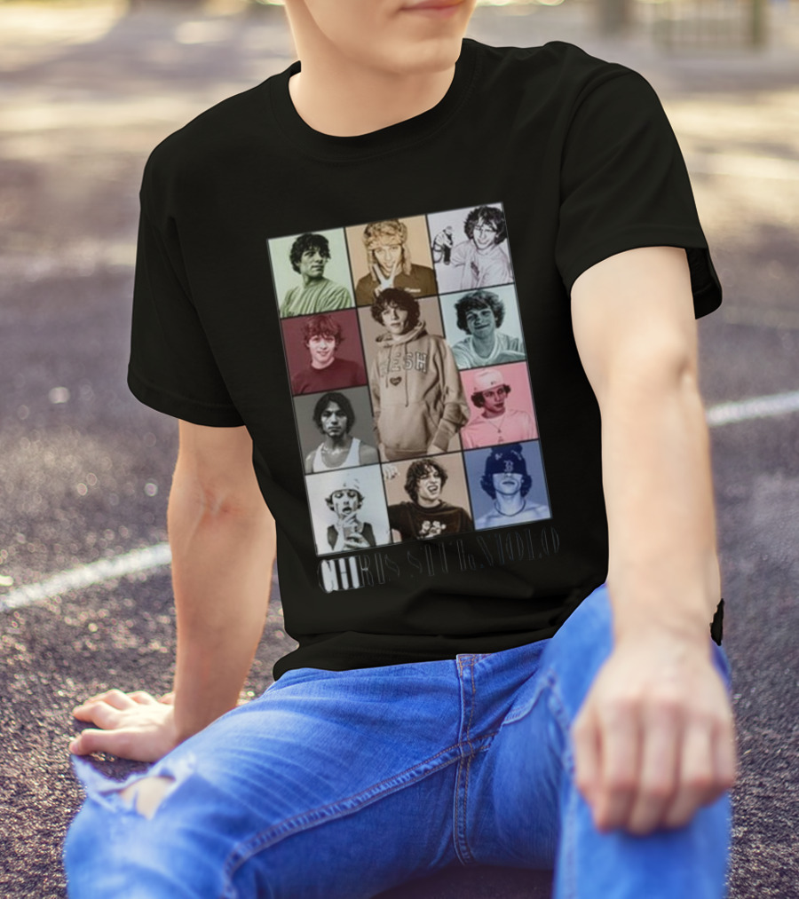 Fuzeprint Chris Sturniolo Multicolor Portrait Grid Collection T-Shirt