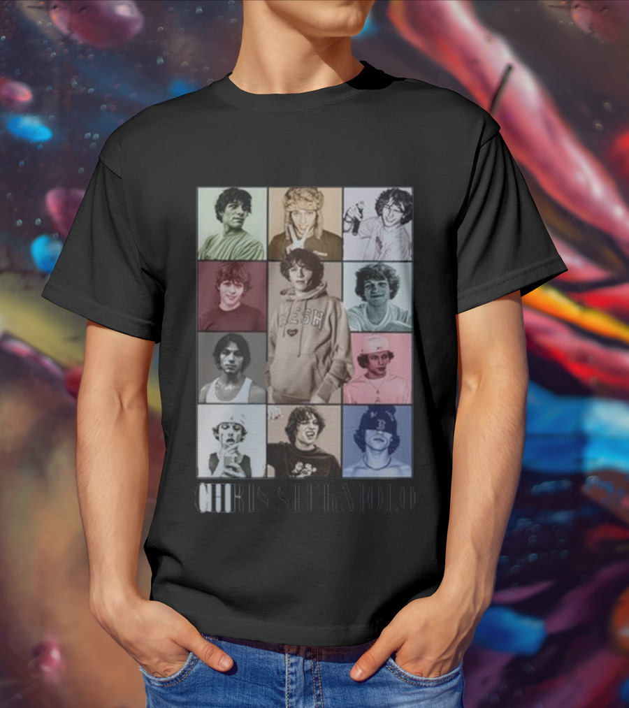 Fuzeprint Chris Sturniolo Multicolor Portrait Grid Collection T-Shirt