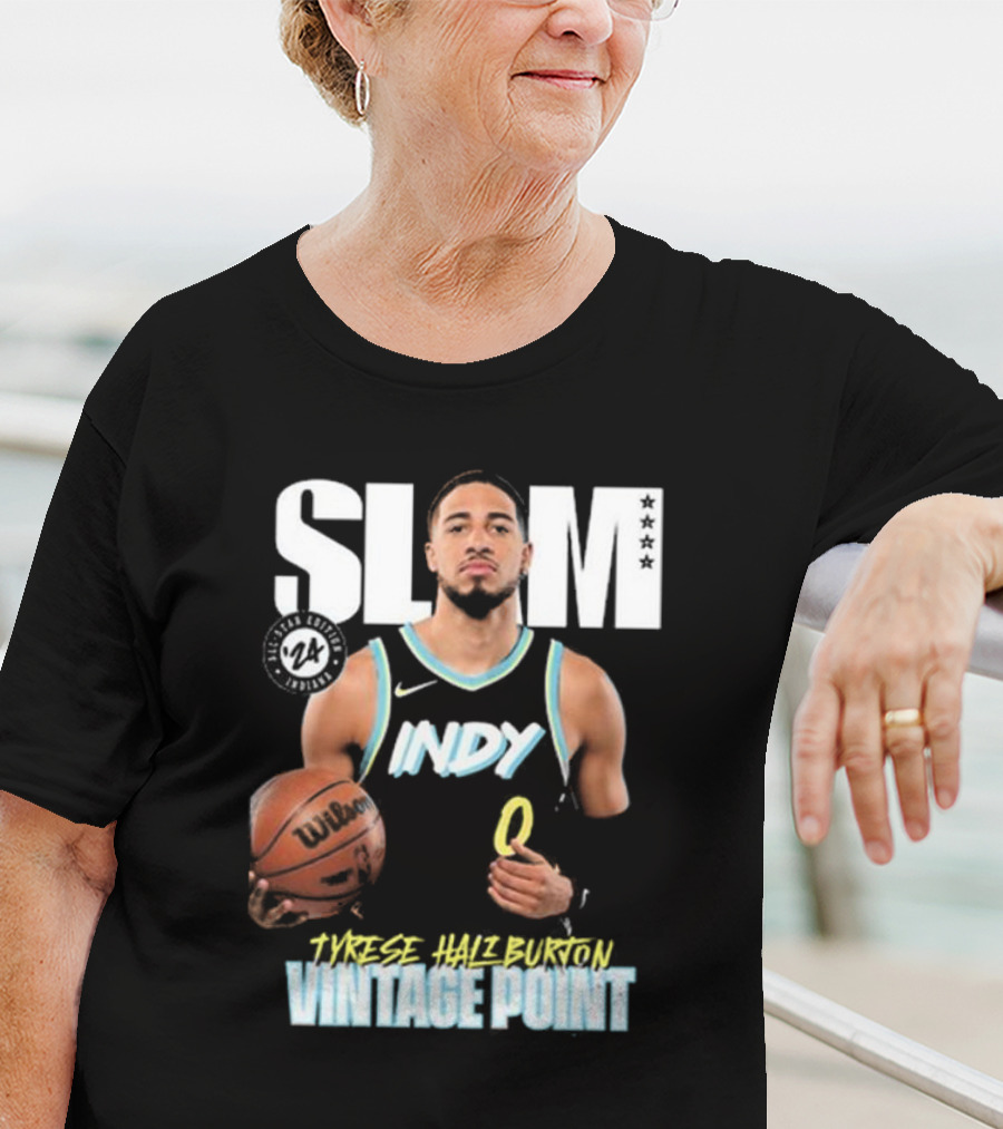 SLAM All-Star Vintage Point Tyrese Haliburton Indy Vol 4 T-Shirt