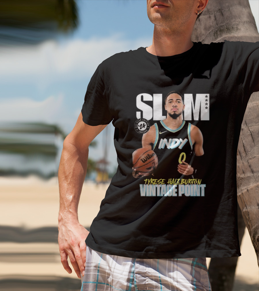SLAM All-Star Vintage Point Tyrese Haliburton Indy Vol 4 T-Shirt