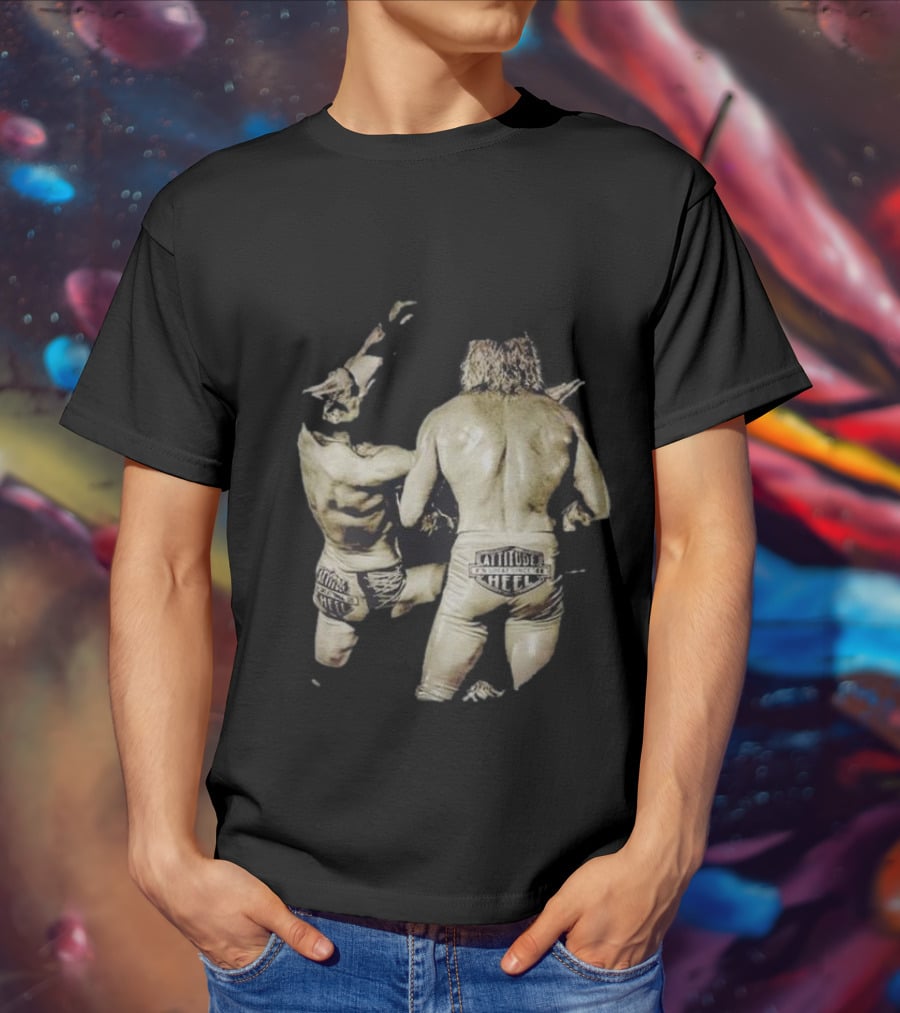 The One Star Brad Attitude Era Picture Perfect Cheek Wrestling Scene T-Shirt