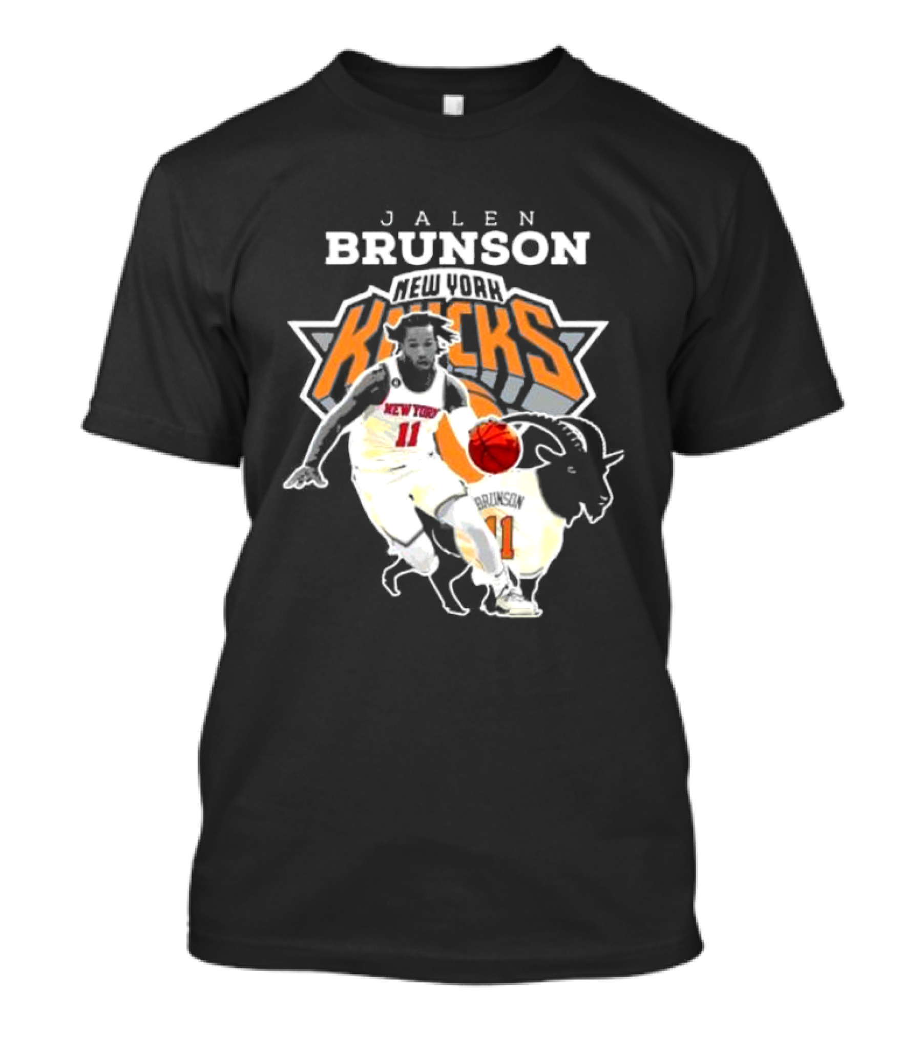 Jalen Brunson New York Knicks Goat Player T-Shirt