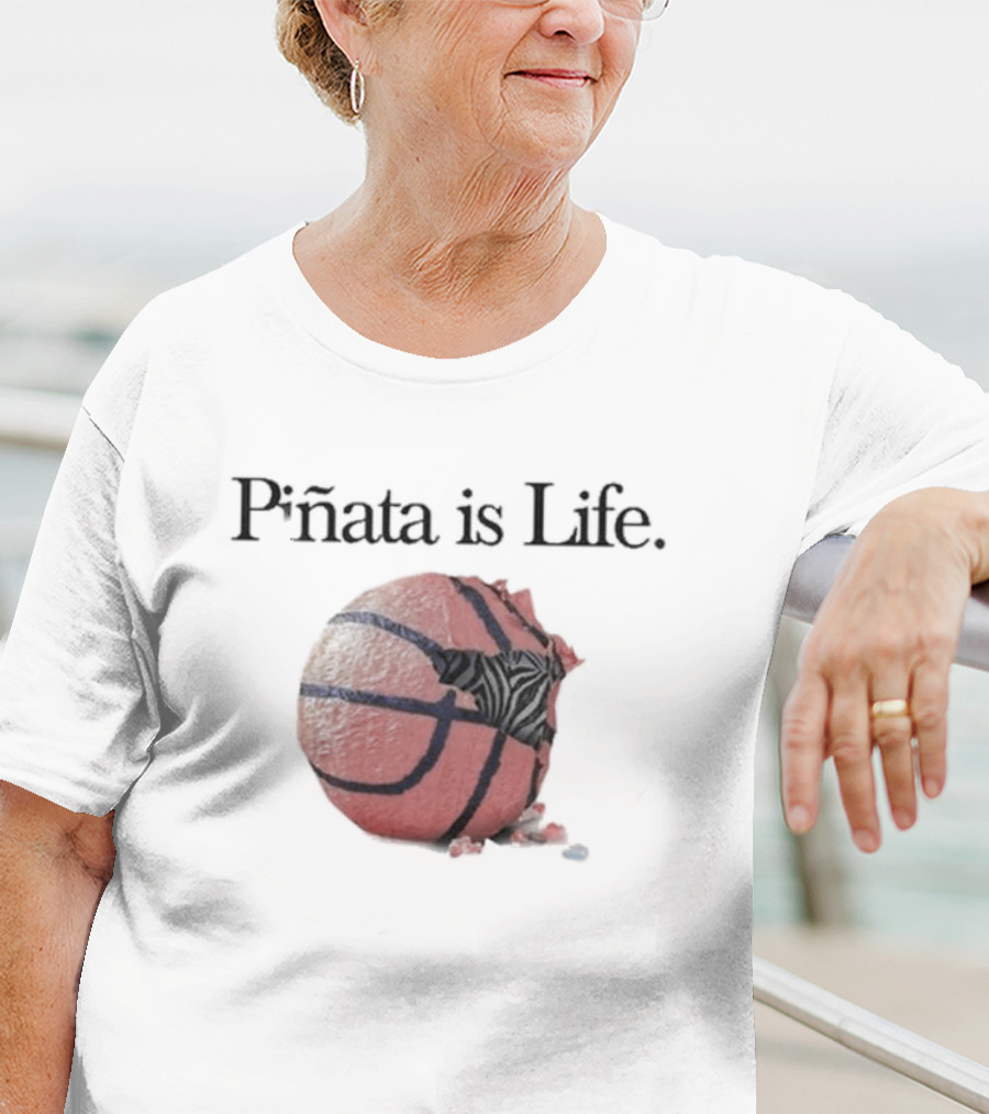 Piñata Is Life Freddie Gibbs And Madlib Basketball Piñata T-Shirt