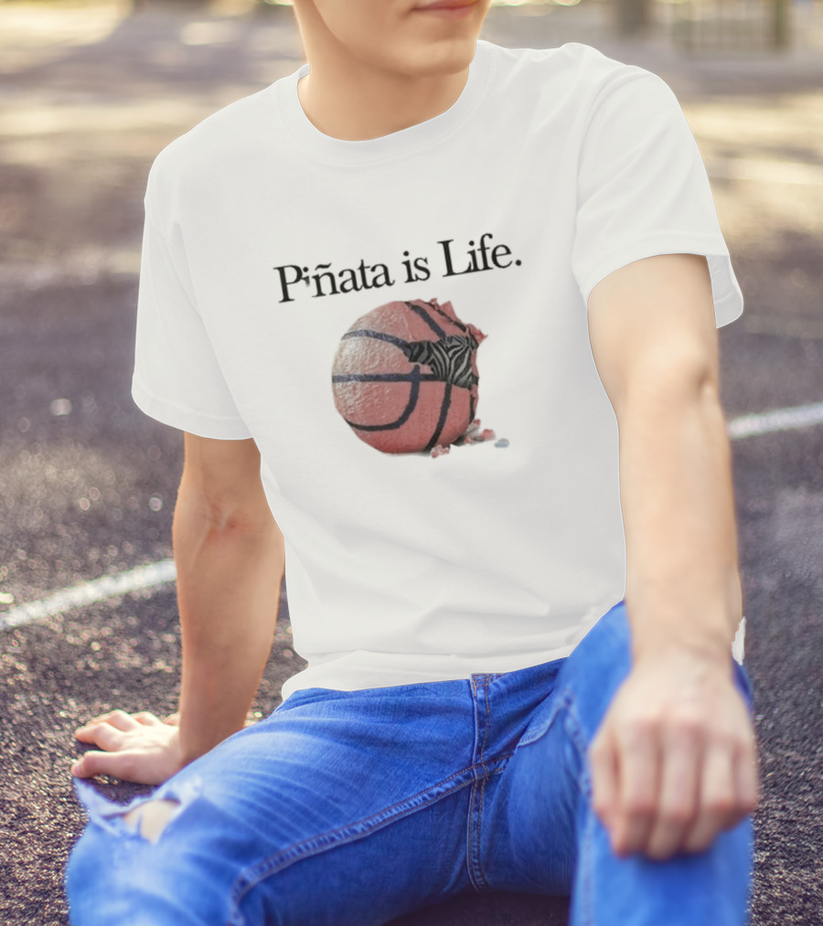Piñata Is Life Freddie Gibbs And Madlib Basketball Piñata T-Shirt