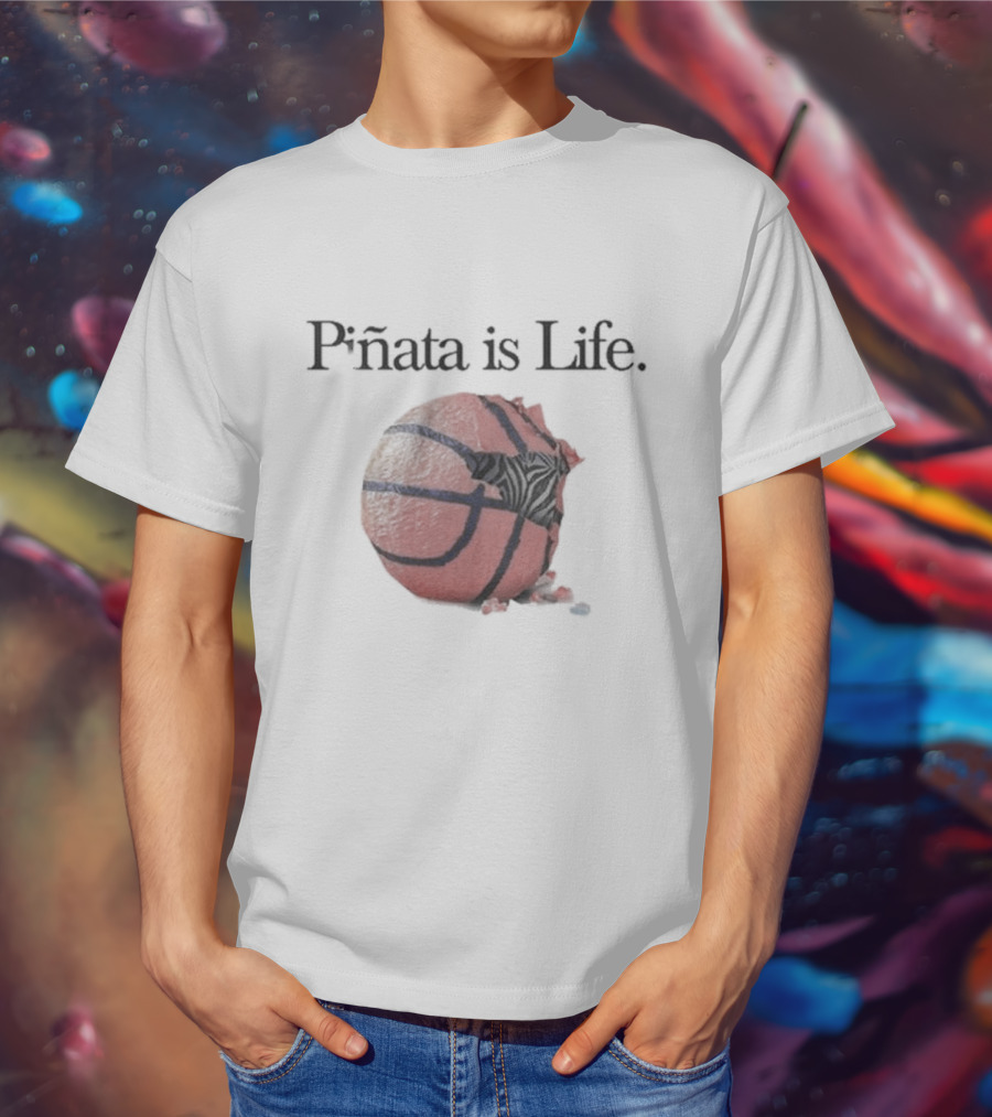 Piñata Is Life Freddie Gibbs And Madlib Basketball Piñata T-Shirt