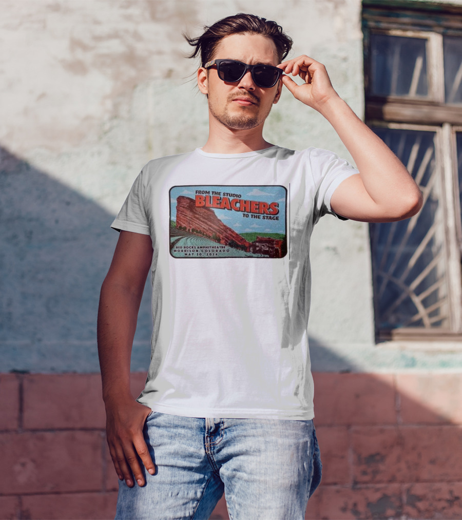 Bleachers From The Studio To The Stage Red Rocks Amphitheatre Morrison Colorado May 20 T-Shirt