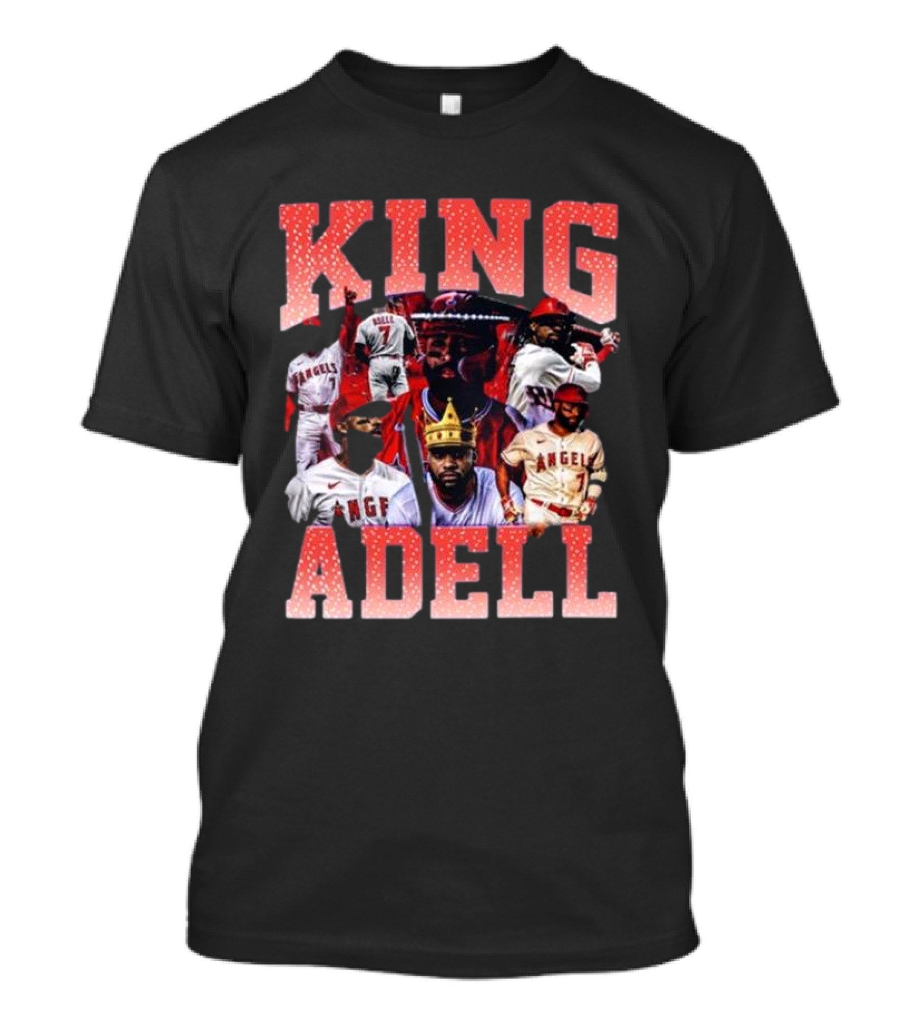 King Adell Angels Baseball Iconic Moments T-Shirt