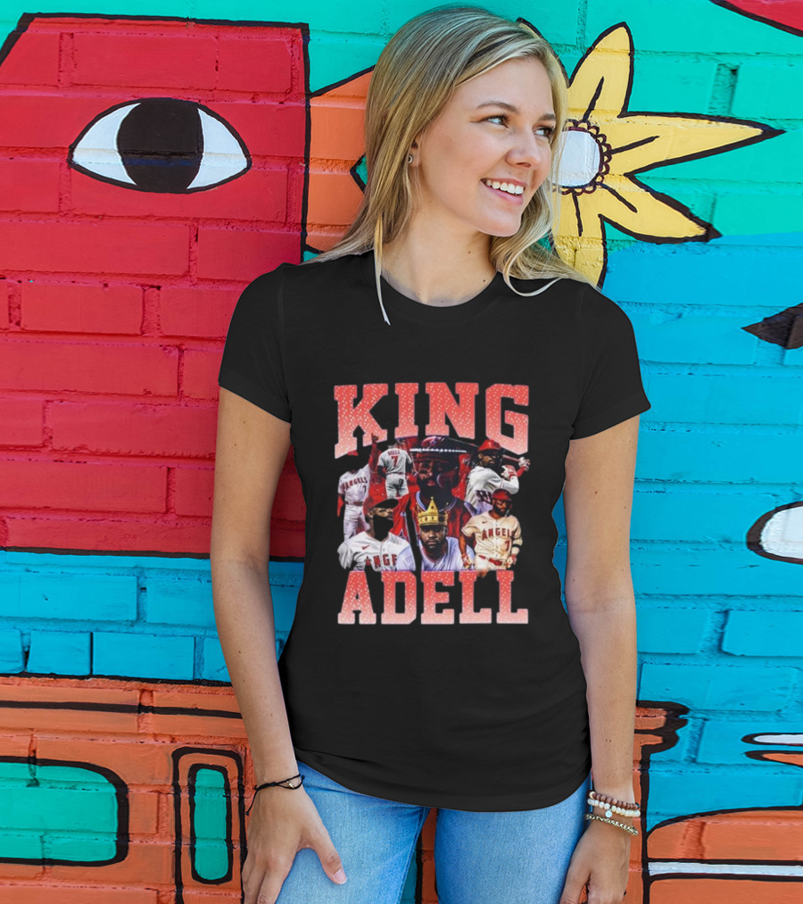 King Adell Angels Baseball Iconic Moments T-Shirt