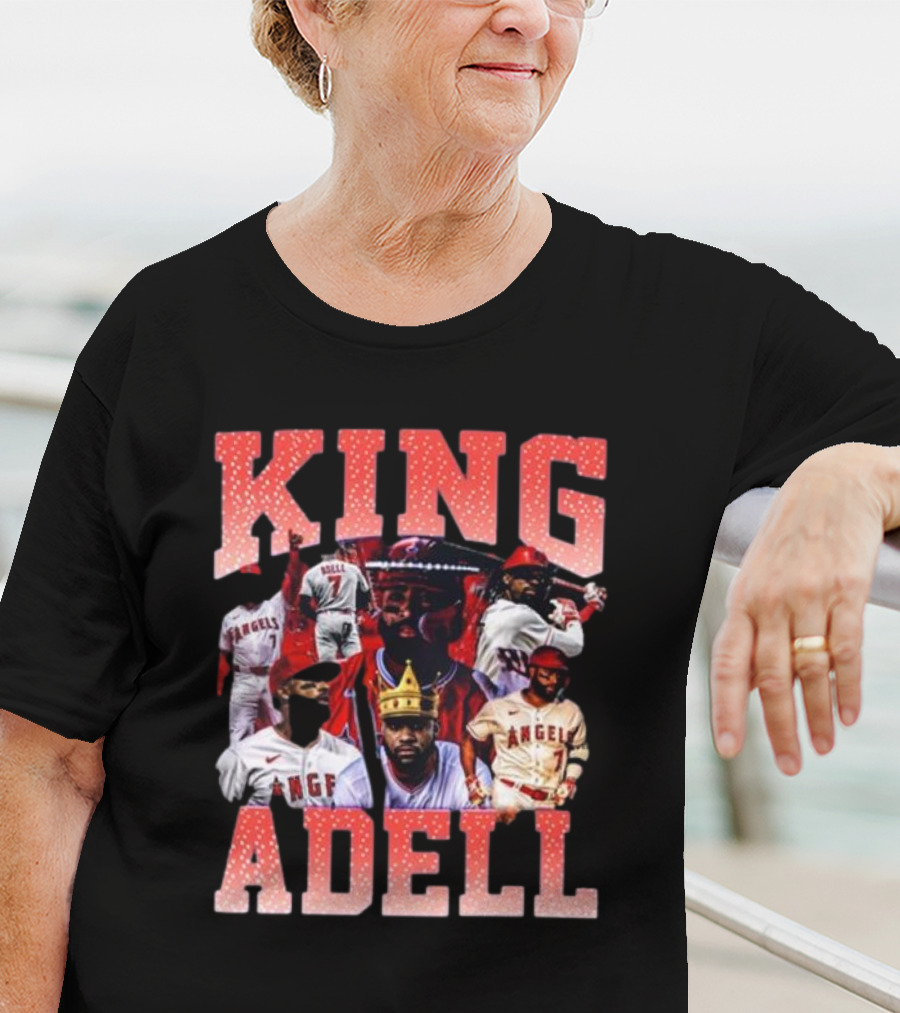 King Adell Angels Baseball Iconic Moments T-Shirt