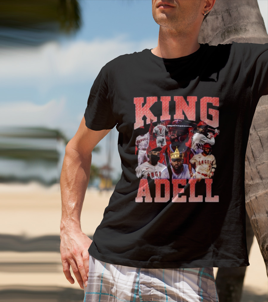 King Adell Angels Baseball Iconic Moments T-Shirt