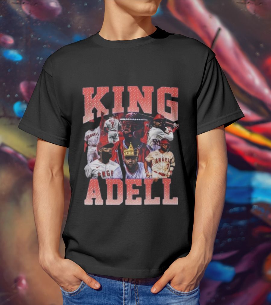 King Adell Angels Baseball Iconic Moments T-Shirt