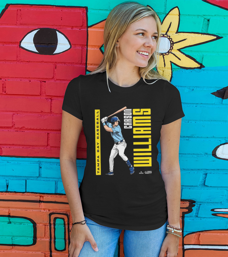 Carson Williams Tampa Bay Baseball Player Clutch Hitters T-Shirt