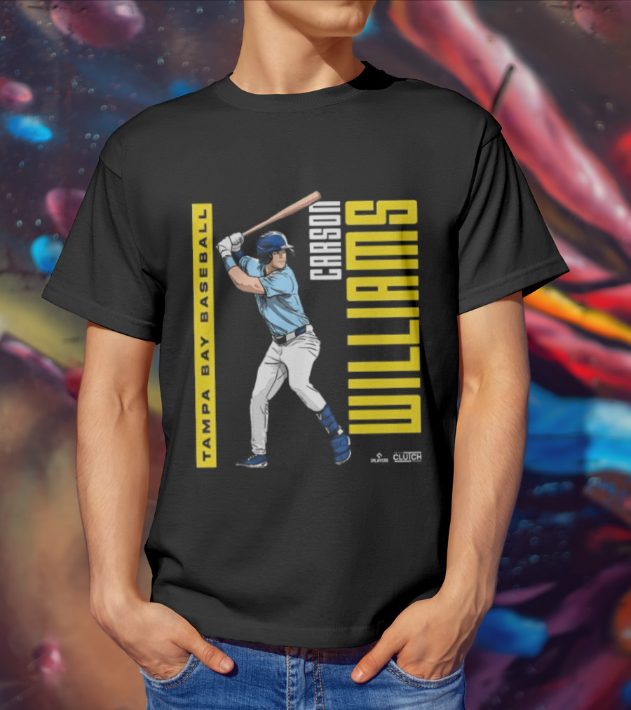 Carson Williams Tampa Bay Baseball Player Clutch Hitters T-Shirt