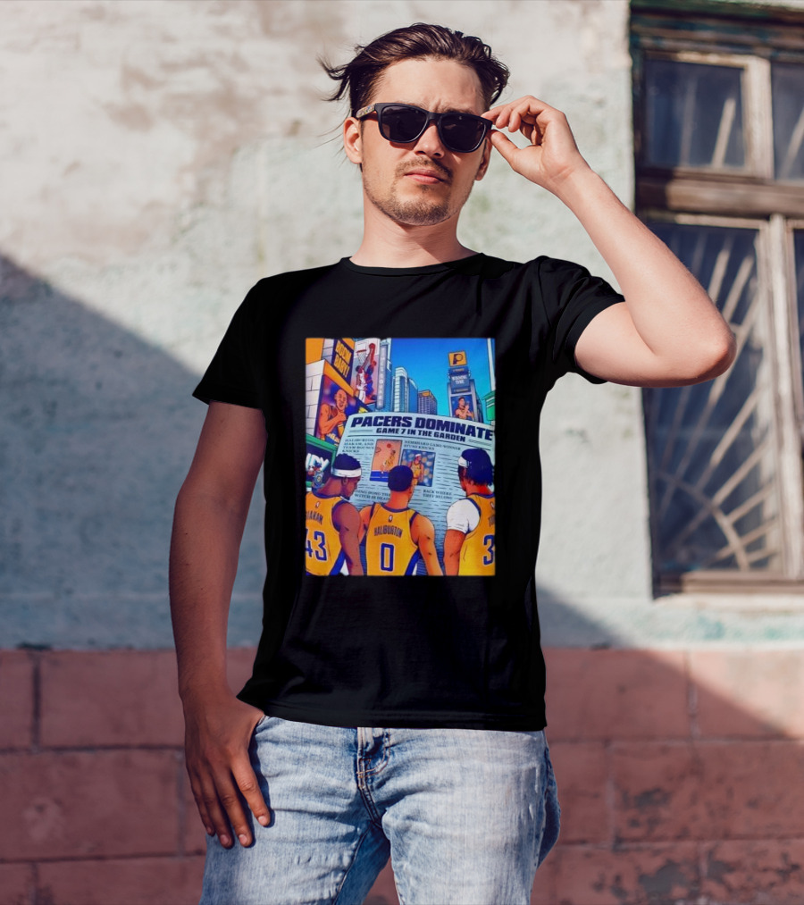 Pacers Dominate Game 7 In The Garden Broad Street Victory Highlights T-Shirt