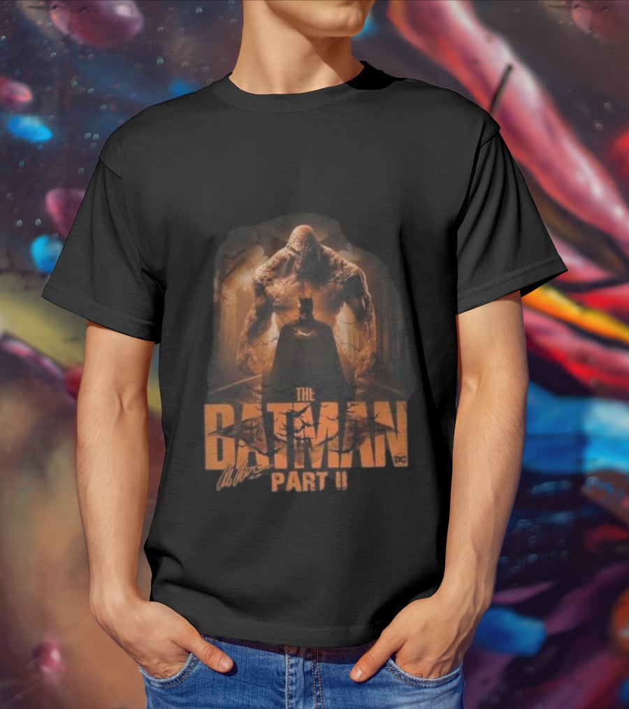 The Batman Part II Gotham City DC Comic Signature Hero T-Shirt