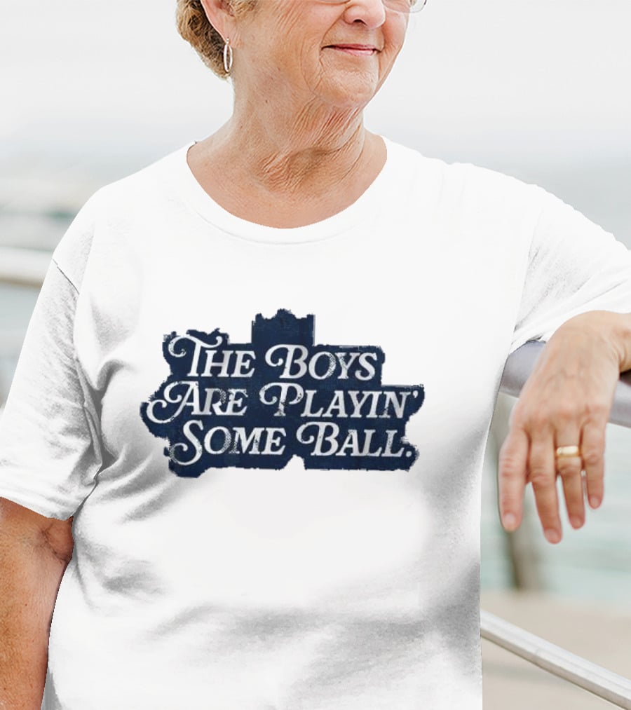 The Boys Are Playin’ Some Ball Vintage Style Retro Look T-Shirt