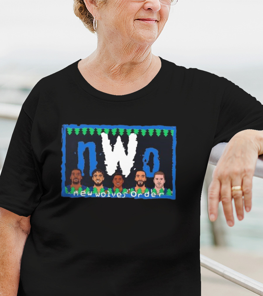 Basketball Players Minnesota New Wolves Order NWo T-Shirt