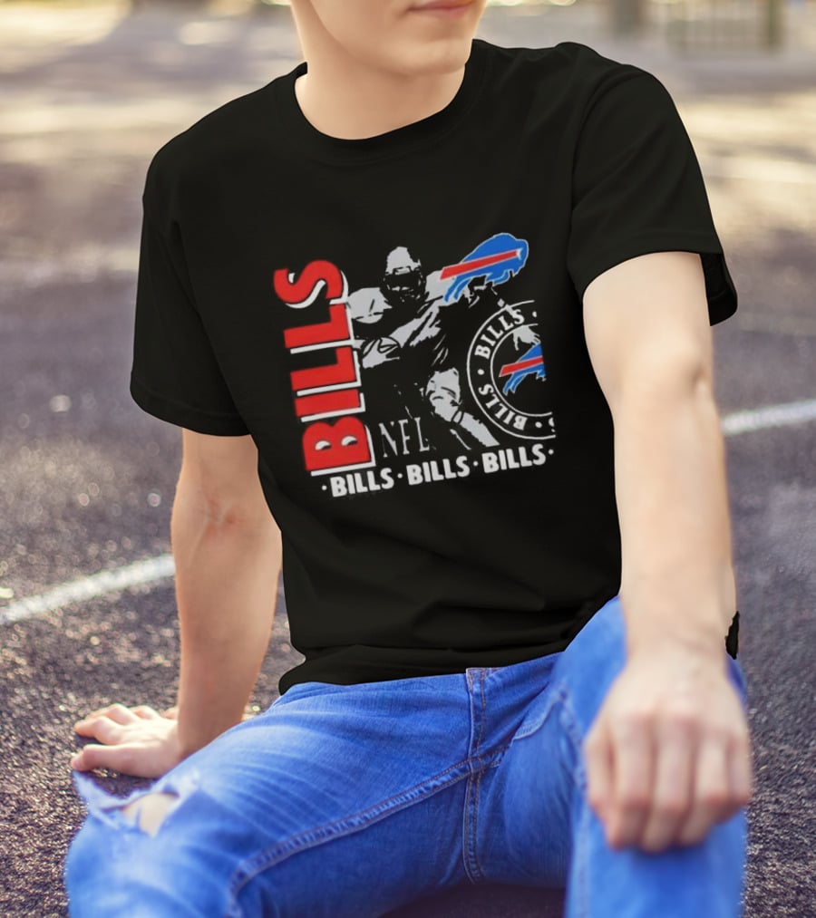 Buffalo Bills NFL Football Player Bills Bills Bills Logo T-Shirt