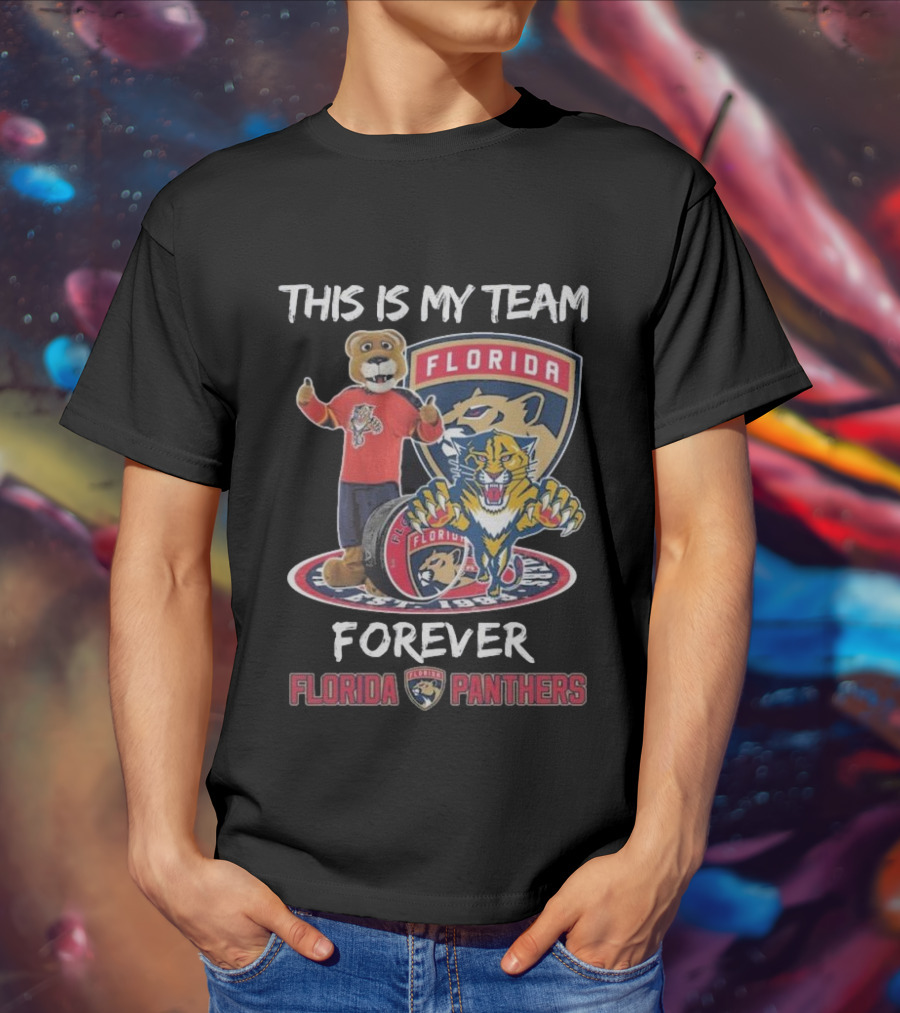 This Is My Team Forever Florida Panthers Mascot T-Shirt