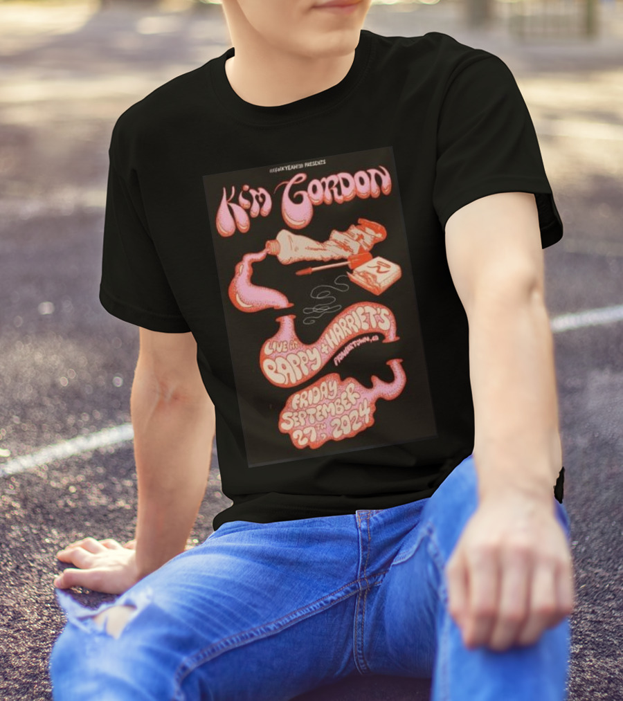 Kim Gordon Live At Pappy And Harriet's Pioneertown CA Friday September 27th T-Shirt