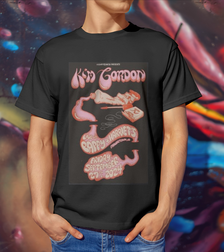 Kim Gordon Live At Pappy And Harriet's Pioneertown CA Friday September 27th T-Shirt