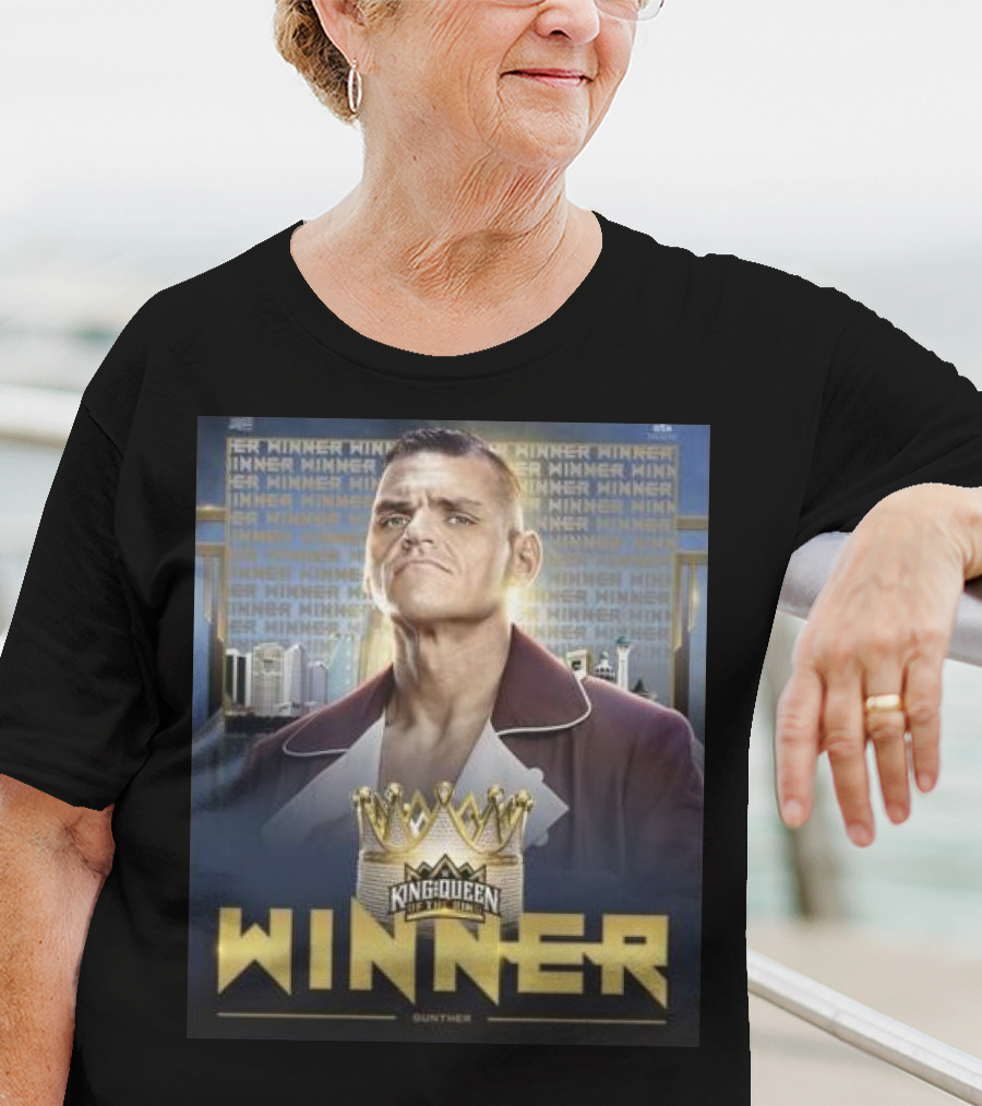 Gunther WWE King And Queen Of The Ring Winner Crown Champion T-Shirt
