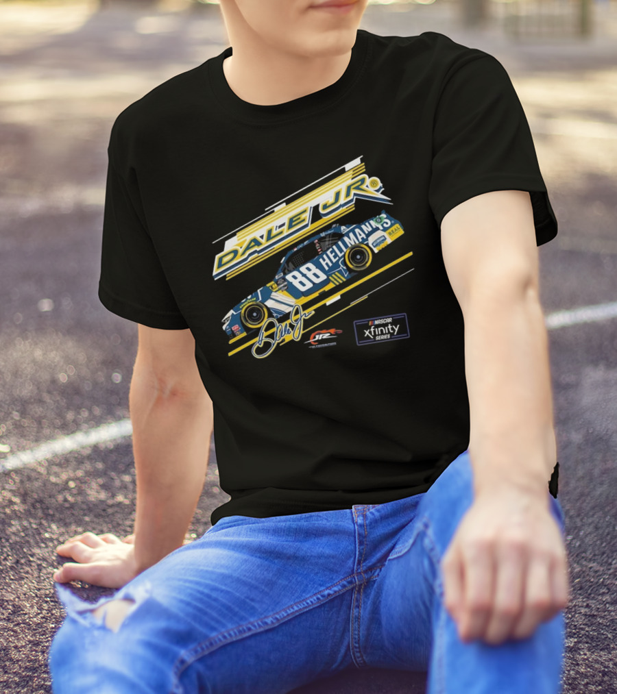 Dale Earnhardt Jr. Hellmann’s No. 88 JR Motorsports NASCAR Xfinity Series Car T-Shirt