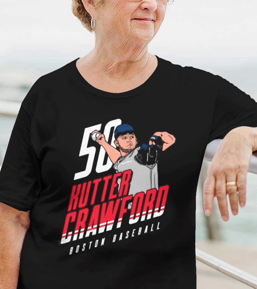 50 Kutter Crawford Boston Baseball T-Shirt