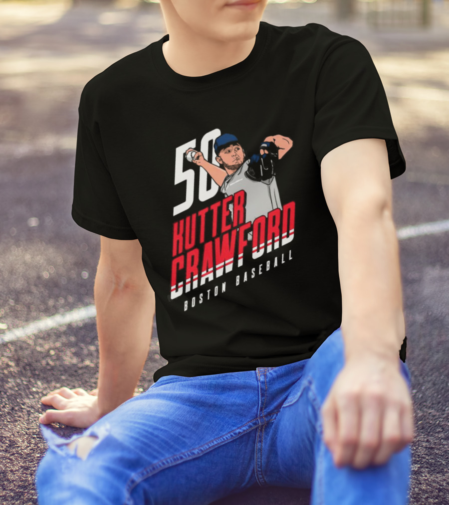50 Kutter Crawford Boston Baseball T-Shirt