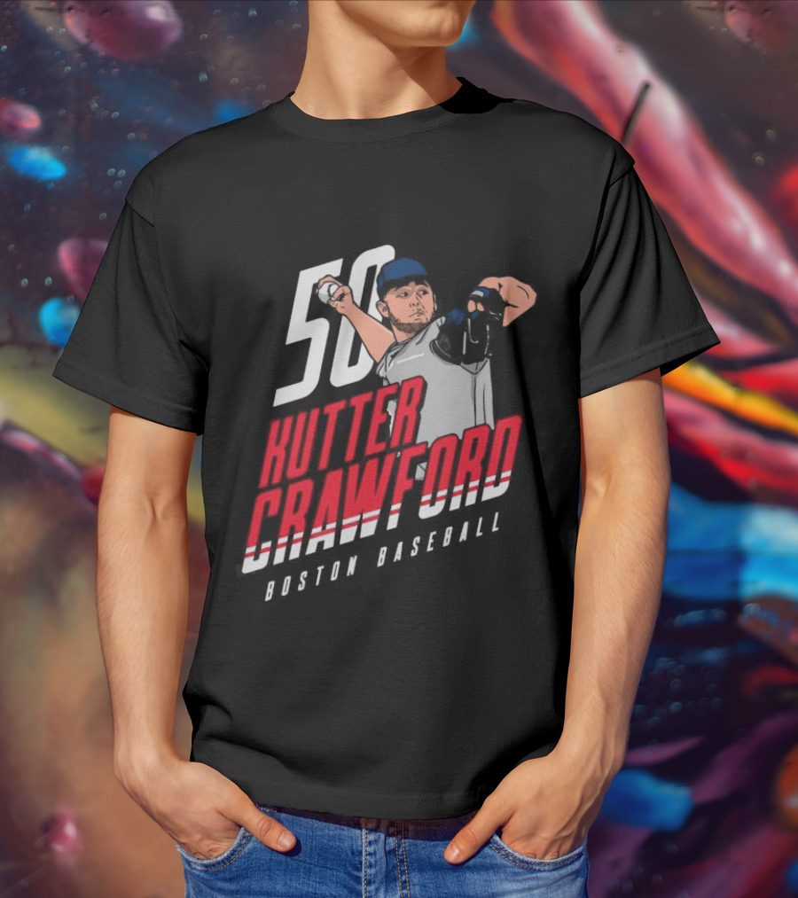 50 Kutter Crawford Boston Baseball T-Shirt