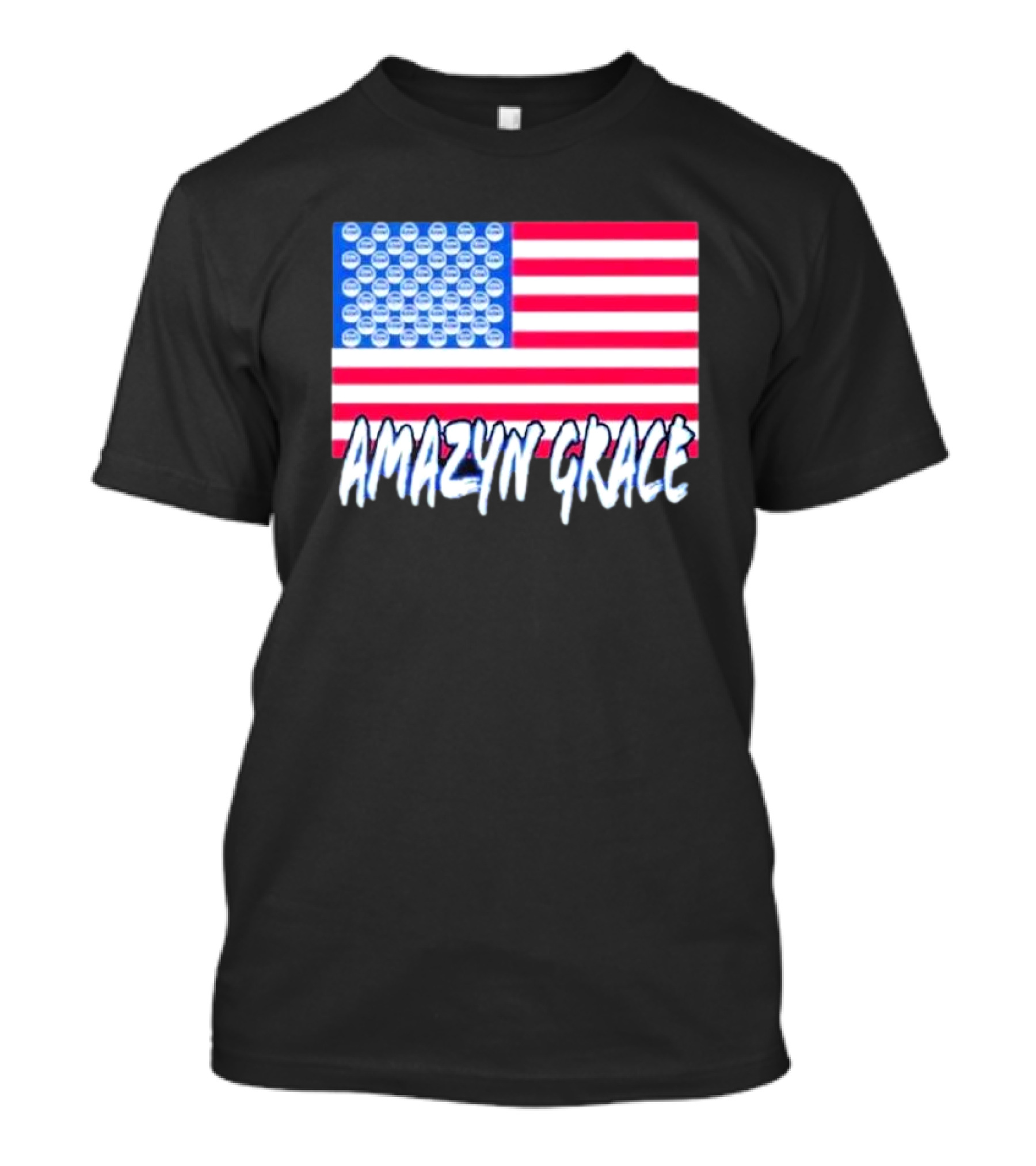 America Flag Amazyn Grace Pepsi Cap Stars T-Shirt