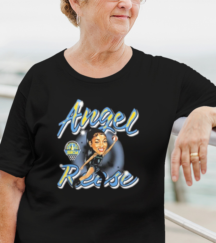 Angel Reese Sky Basketball Figurine T-Shirt