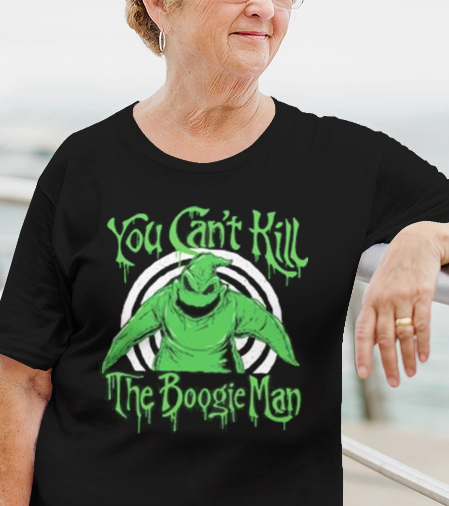 You Can’t Kill The Boogie Man Green Character Circle T-Shirt