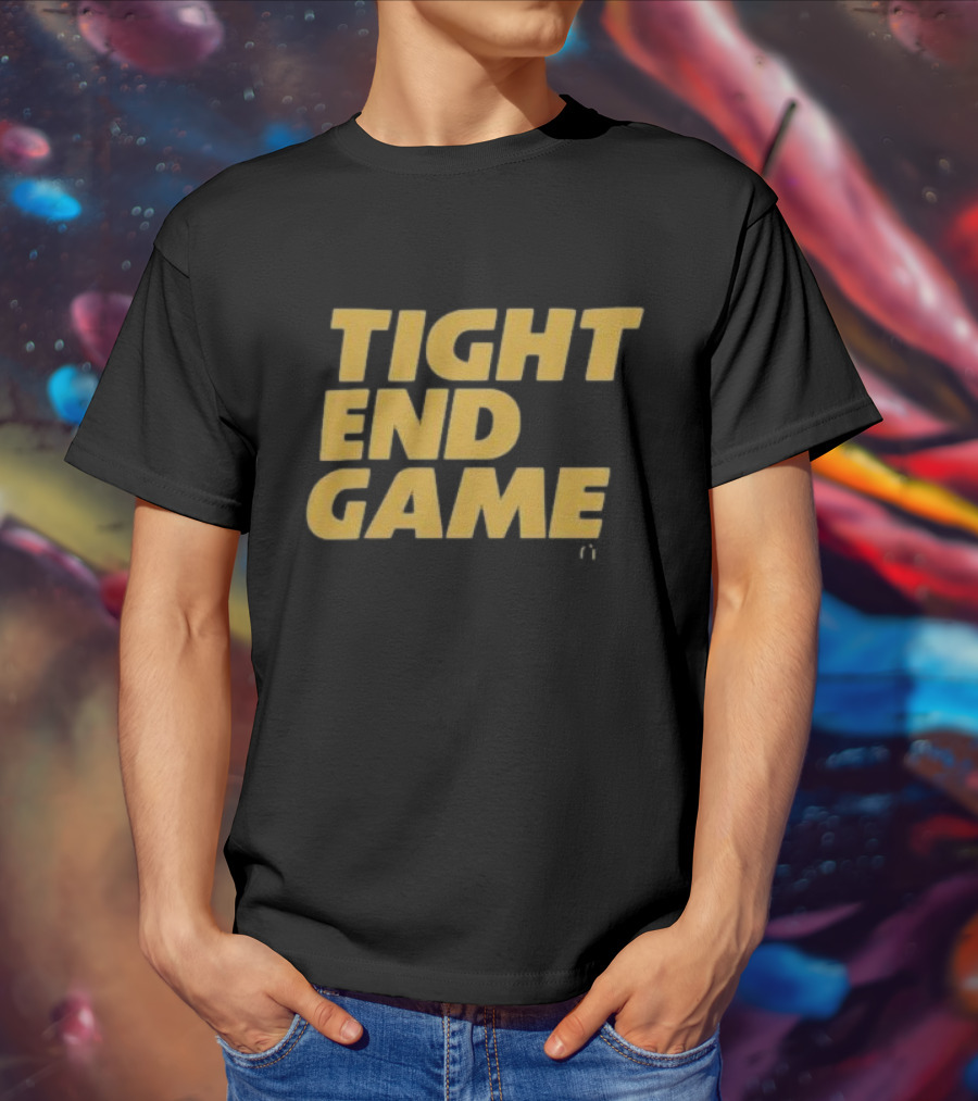 Kansas City Chiefs Tight End Game Yellow T-Shirt