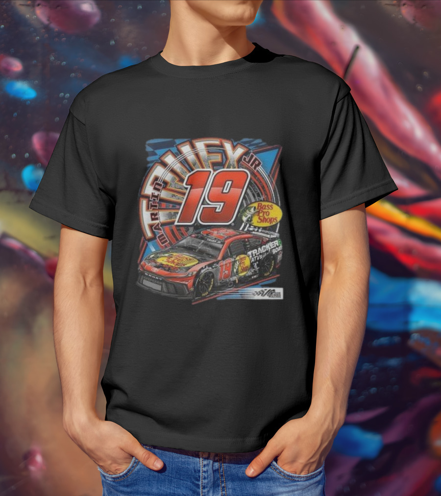 Martin Truex Jr 19 Bass Pro Shops Car Racing Team Collection T-Shirt