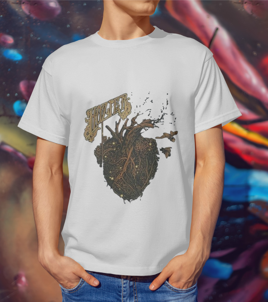 Hozier Heart And Roots Design Noblesville May 28 T-Shirt