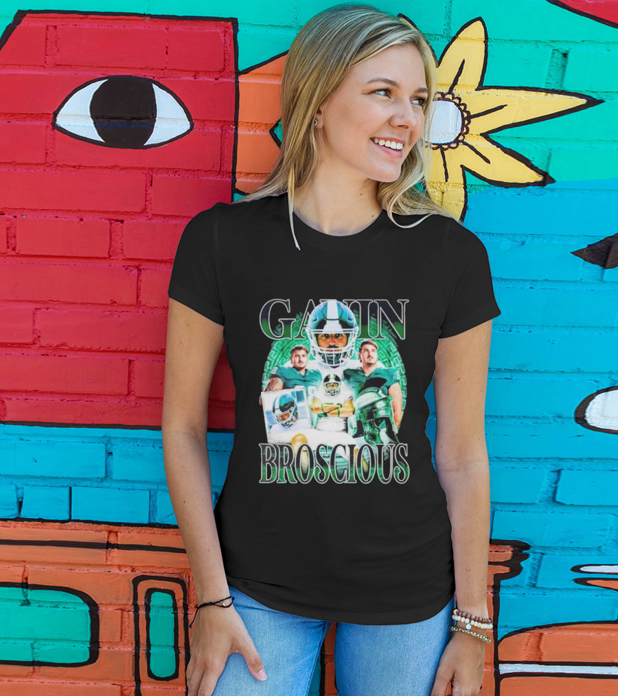 Gain Broscious Football Imagery With Players And Helmet T-Shirt