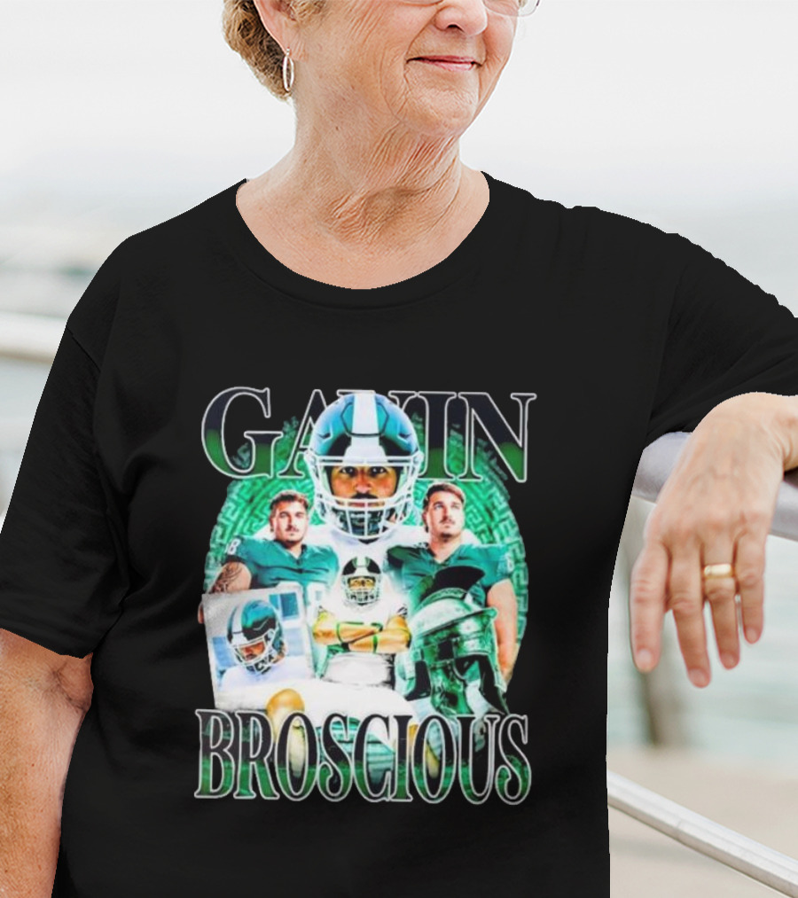 Gain Broscious Football Imagery With Players And Helmet T-Shirt